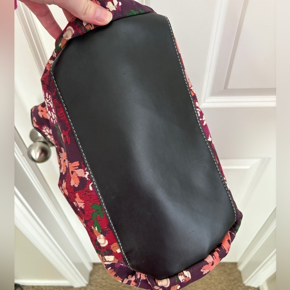 Merona Red Floral Tote Bag - Picture 7 of 7